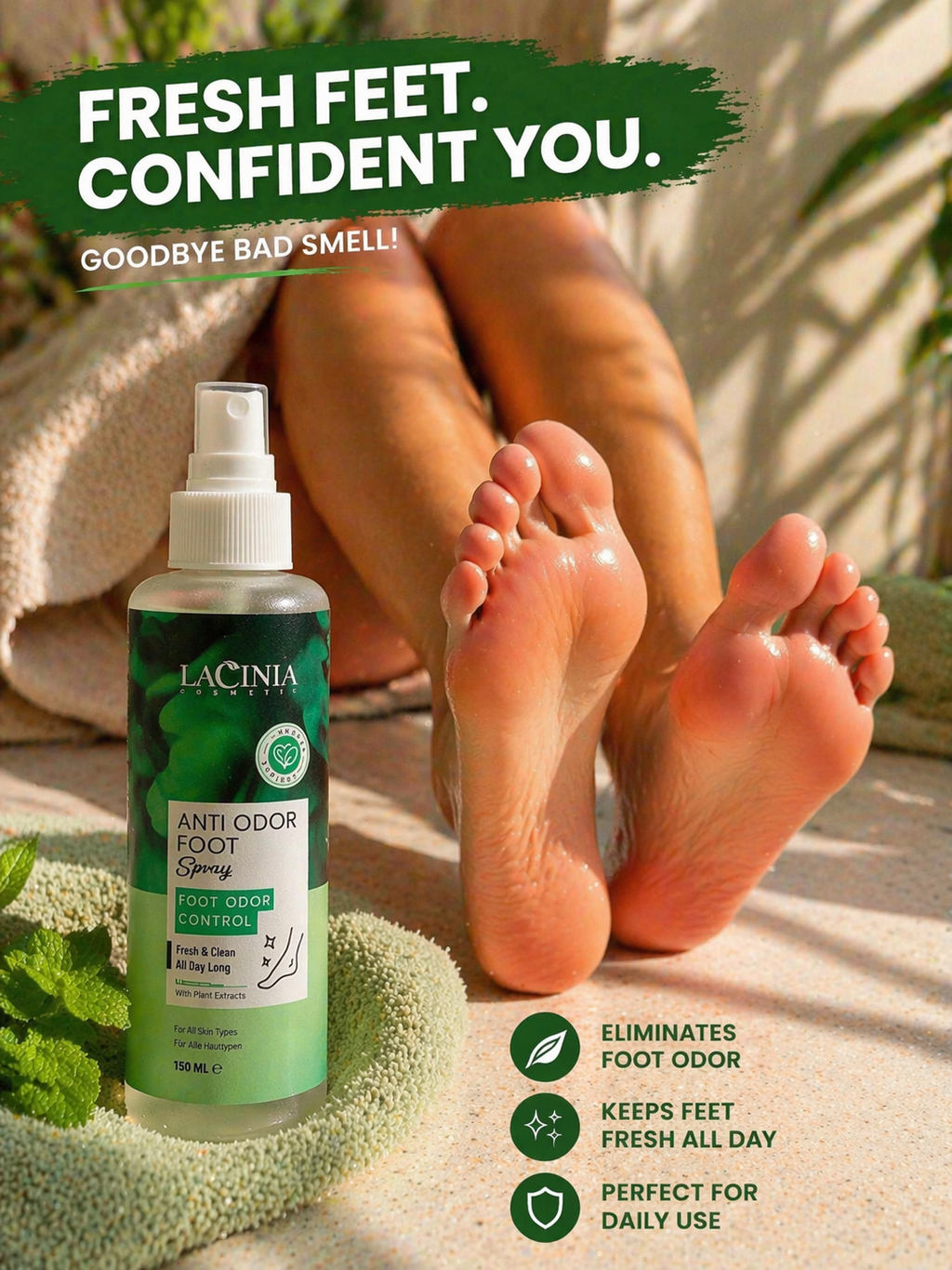 LACINIA Anti Odor Foot Spray
