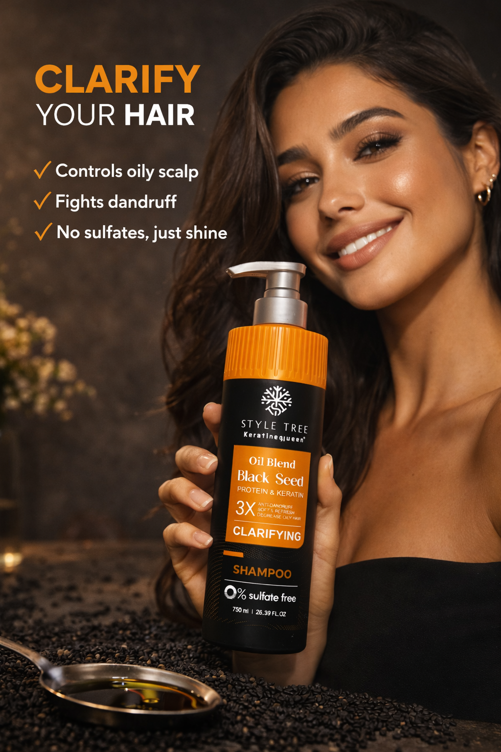 Black Seed Clarifying Shampoo 750ml