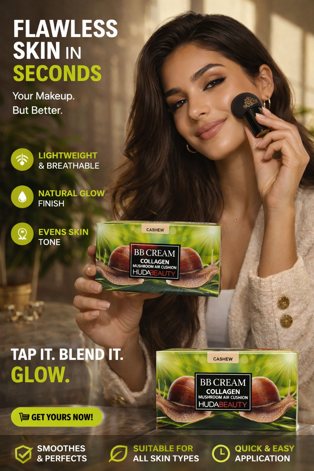 BB Cream Cushion – Flawless Glow in Seconds