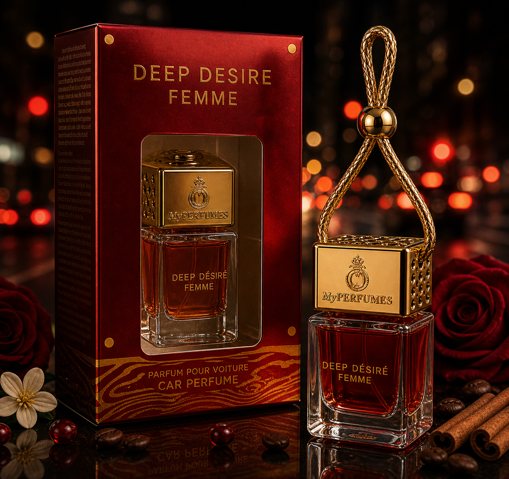 DEEP DESIRE FEMME Car Perfume 5ML – Hanging Air Freshener Diffuser