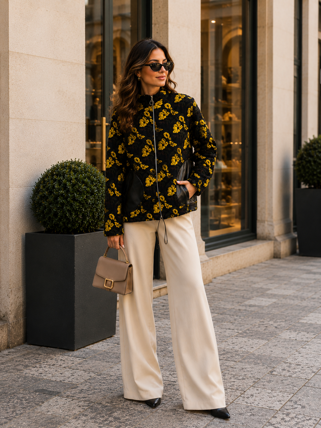 Black Gold Bloom Jacket