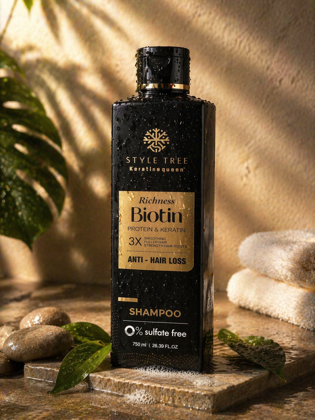 STYLE TREE Biotin Shampoo – Anti Hair Loss, Keratin & Protein (750ml)