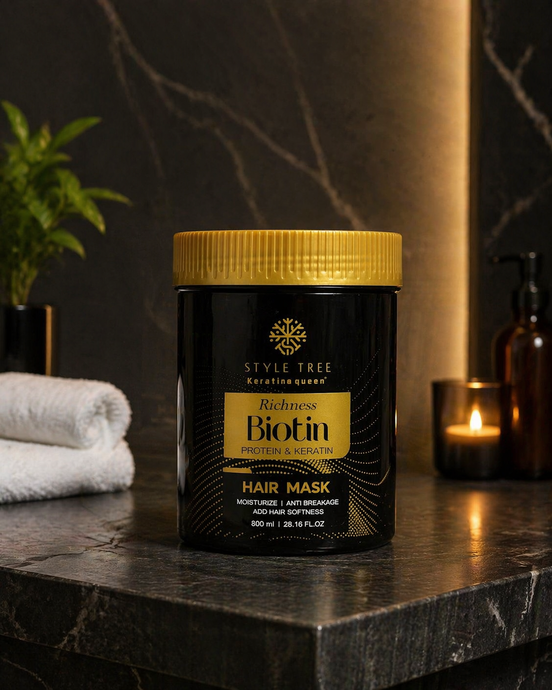 Biotin Hair Mask with Keratin