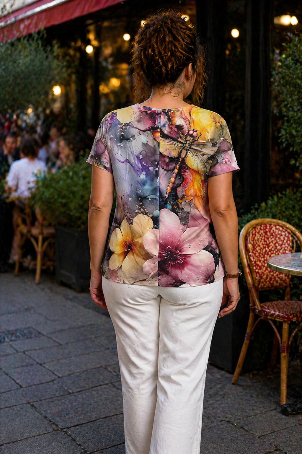 DRAGONFLY PRINT TOP