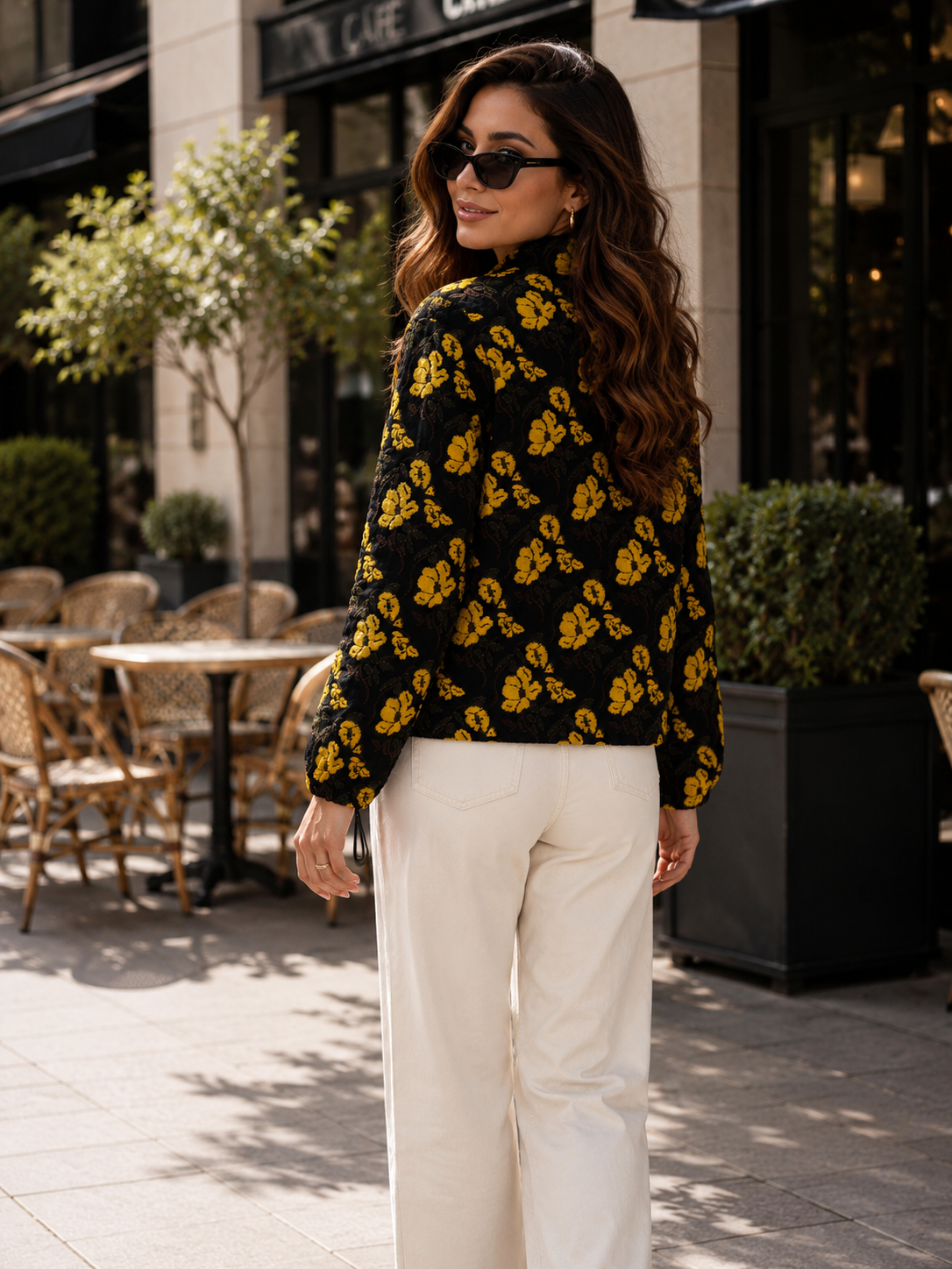 Black Gold Bloom Jacket