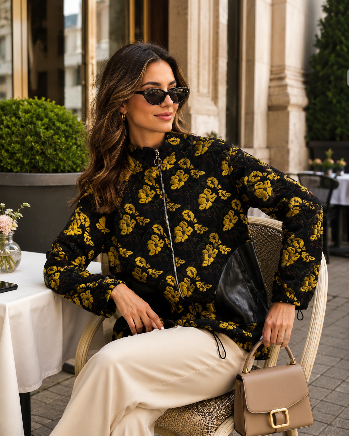 Black Gold Bloom Jacket