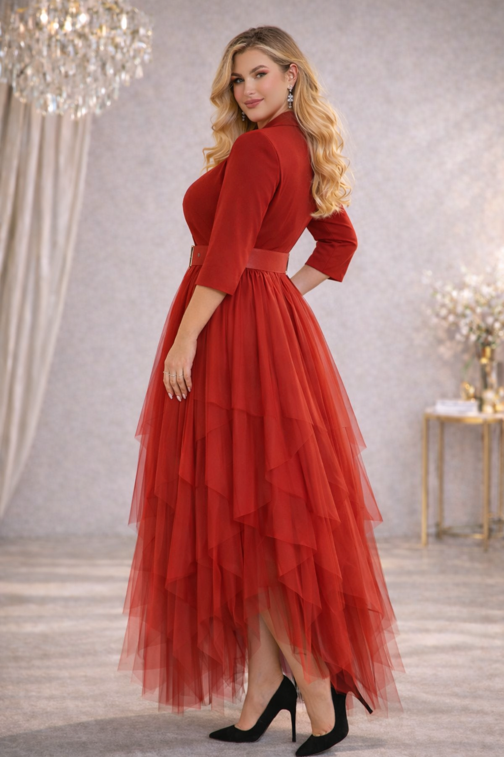 Last piece – Premium tulle dress (Red)