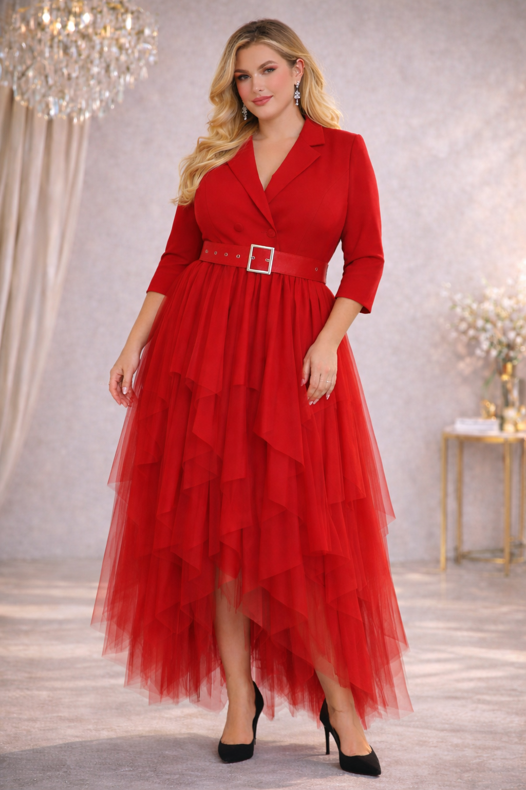 Last piece – Premium tulle dress (Red)